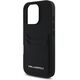 Etui Karl Lagerfeld HC Grained PU        Cardslot Metal Elong do iPhone 16 Pro czarny