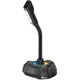 HP, komputerowy mikrofon, DHP-1100C, czarny, lampka LED USB Hub