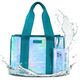 Case-Mate Large Travel Tote Bag - Wodoodporna torba na ramię z etui na telefon (Emerald Blue Soap Bubble)