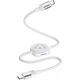 Kabel Przewód 2x Usb-c 60w + Ładowarka Qi Na Telefon Smartofon Smartwatch / Ccmt27002101