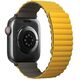 UNIQ pasek Revix Apple Watch Series 4/5/6/7/8/SE/SE2/Ultra 42/44/45mm. Reversible Magnetic musztardowy-khaki/mustard-khaki