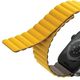 UNIQ pasek Revix Apple Watch Series 4/5/6/7/8/SE/SE2/Ultra 42/44/45mm. Reversible Magnetic musztardowy-khaki/mustard-khaki