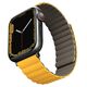 UNIQ pasek Revix Apple Watch Series 4/5/6/7/8/SE/SE2/Ultra 42/44/45mm. Reversible Magnetic musztardowy-khaki/mustard-khaki