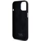 Case Karl Lagerfeld Silicone Metal Script Logo for iPhone 15 black