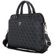 Bag Guess 4G Zipper Pocket Triangle Logo 15" black