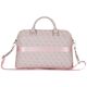 Bag Guess 4G Zipper Pocket Triangle Logo 15" pink