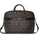 Bag Guess 4G Peony Front Pocket Zipper Triangle Logo 16" black