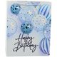 Τσάντα Δώρου Γενεθλίων Μπαλόνια Happy Birthday 32 x 26 x 12 εκ.