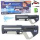 Elektryczny Automatyczny Pistolet Karabin Na Wodę Szary 42cm LEAN Toys