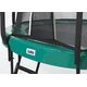 Trampolina ogrodowa Salta ogrodowa First Class z siatką wewnętrzną 8 FT 251 cm zielona