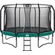 Trampolina ogrodowa Salta ogrodowa First Class z siatką wewnętrzną 10 FT 305 cm zielona