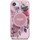 Θήκη Guess IML Flowers MagSafe για iPhone 16e ροζ