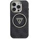 Θήκη Guess IML Metal Glitter 4G Circle Triangle MagSafe για iPhone 16 Pro Max μαύρο