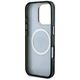 Θήκη Guess IML Metal Glitter 4G Circle Triangle MagSafe για iPhone 16 Pro μαύρο