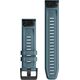 Garmin Pasek silikonowy na nadgarstek QuickFit 22 (niebiesko-szary / czarna sprzączka) (010-12863-03)
