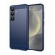 Θήκη σιλικόνης Carbon Case για Samsung Galaxy S25+ - μπλε