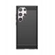 Θήκη σιλικόνης Carbon Case για Samsung Galaxy S24 FE - μαύρο