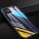 Hurtel Color Glass Case etui pokrowiec nakładka ze szkła hartowanego z osłoną na aparat Huawei P30 Lite pattern 1 uniwersalny