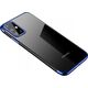 Hurtel Clear Color case żelowy pokrowiec etui z metaliczną ramką Samsung Galaxy A41 niebieski