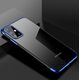 Hurtel Clear Color case żelowy pokrowiec etui z metaliczną ramką Samsung Galaxy A41 niebieski