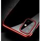 Hurtel Clear Color case żelowy pokrowiec etui z metaliczną ramką Samsung Galaxy A41 niebieski