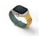 UNIQ pasek Revix Evo Apple Watch Series1/2/3/4/5/6/7/8/9/SE/SE2/Ultra/Ultra2 42/44/45/49mm Reversible Magnetic zielono-żółty/viridian green-burnt yellow