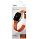UNIQ pasek Stride Apple Watch Series1/2/3/4/5/6/7/8/9/SE/SE2/Ultra/Ultra 2 42/44/45/49mm FKM Rubber Strap pomarańczowy/volt orange