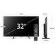 Τηλεόραση CHiQ L32QM9G 32", FHD, QLED, μεταλλική χωρίς πλαίσιο, έξυπνη, Google TV, Dolby Audio, HDR, Chromecast