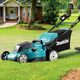 Χλοοκοπτική μηχανή μπαταρίας MAKITA MAKITA cordless lawnmower DLM481Z, 36Volt (2x18Volt) (μπλε/μαύρο, χωρίς μπαταρία και φορτιστή, με κίνηση τροχών)