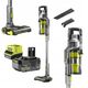 Σκούπα - ηλεκτρική σκούπα RYOBI RSVS18BL-1C40G, με μπαταρία 4.0 Ah