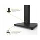 KANTO AUDIO 28" UNIVERSAL BOOKSHELF SPEAKER FLOOR STAND - Μαύρο (ΖΕΥΓΟΣ)