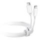 Καλώδιο SBS TECABLETISSUETCCG USB-C - USB-C 1,5m 60W με πλέξη - γκρι