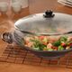 Σκεύος wok Swiss Diamond 36 cm με καπάκι και σχάρα, επαγωγή Μαύρο