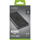 Τράπεζα ισχύος SBS TTBB10000FASTPD2 10000 mAh Μαύρο