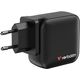 Verbatim, Φορτιστής GaN USB 3.0, USB C, γκρι, 100 W, εναλλάξιμες άκρες C,G,A