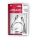 Καλώδιο AXAGON BUCM32-CM05AB, SPEED+ USB-C σε USB-C, 0.5m, USB 20Gbps, PD 100W 5A, 4K HD, ALU, πλέξη, μαύρο