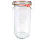 Κυλινδρικό βάζο 1590 ml με καπάκι - συσκ. 6 τεμ