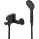 Μπαταρία μπάνιου, AQUALINE SMART BLACK, με σύστημα ντους