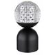 Λάμπα LED επιτραπέζια GLOBO JULSY, 2.5W, 2700/4000/6500K, 243lm, επαναφορτιζόμενη, USB, μαύρη.