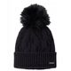 Σκουφάκι με Πομ Columbia Boundless Days Cable Knit 2092641010 Czarne One size
