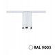 Προβολέας για ράγα URail TUBE DIM GU10 max.10W 230V λευκό RAL9003 / μέταλλο