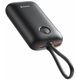 Swissten Voltbox 35W Power Bank 10000 mAh με ενσωματωμένα καλώδια USB-C και Lightning