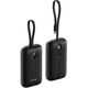 Swissten Voltbox 35W Power Bank 10000 mAh με ενσωματωμένα καλώδια USB-C και Lightning