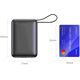 Swissten Power Bank 20000 mAh με ενσωματωμένα καλώδια USB-C και Lightning