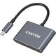 CANYON διανομέας DS-3 3σε1 USB-C Σκούρο Γκρι