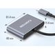 CANYON διανομέας DS-3 3σε1 USB-C Σκούρο Γκρι