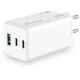 Φορτιστής MEDIARANGE 100W 3-Port 2x USB-C και 1x USB-A, λευκό