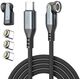 4smarts USB-C 540° Μαγνητικό Σετ Καλωδίων GravityCord 240W 1,8m