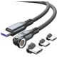 4smarts USB-C 540° Μαγνητικό Σετ Καλωδίων GravityCord 240W 1,8m