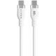 Καλώδιο φόρτισης Hyper 1.5m Silicone USB-C σε USB-C 60W, Λευκό